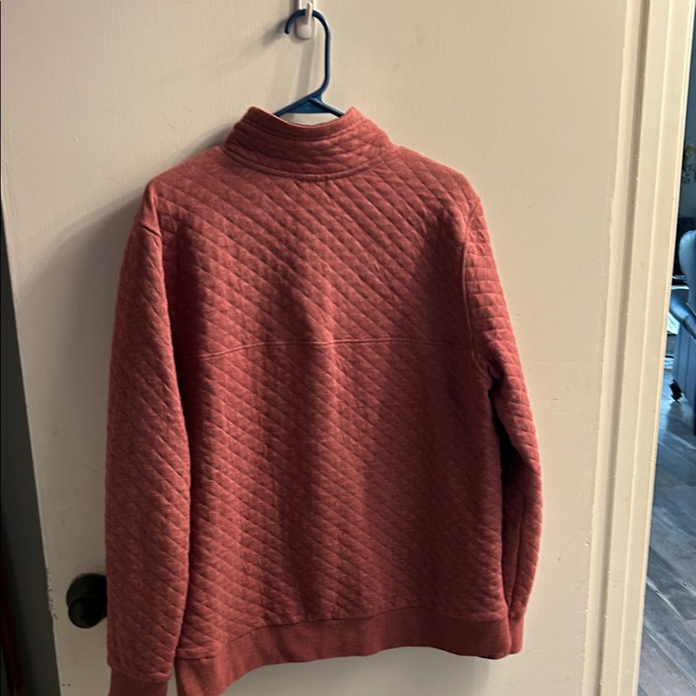 Patagonia Quilted Pullover in Brick Red - Picture 8 of 11